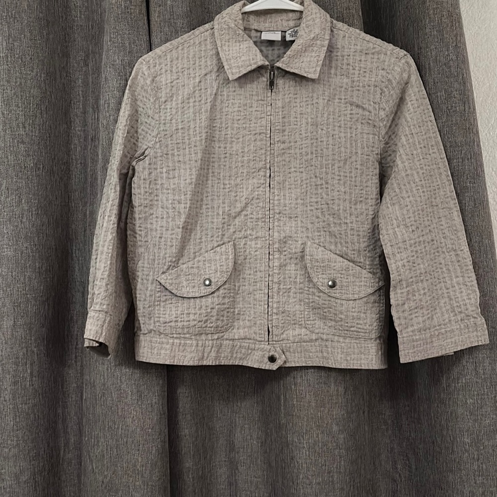 A/X Armani Exchange Textured Beige Jacket